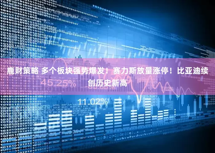 鹿财策略 多个板块强势爆发！赛力斯放量涨停！比亚迪续创历史新高